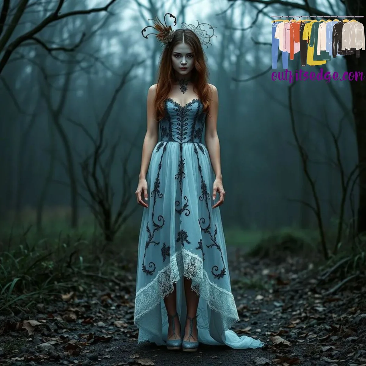 Corpse Bride Dress to Impress Outfit Ideas