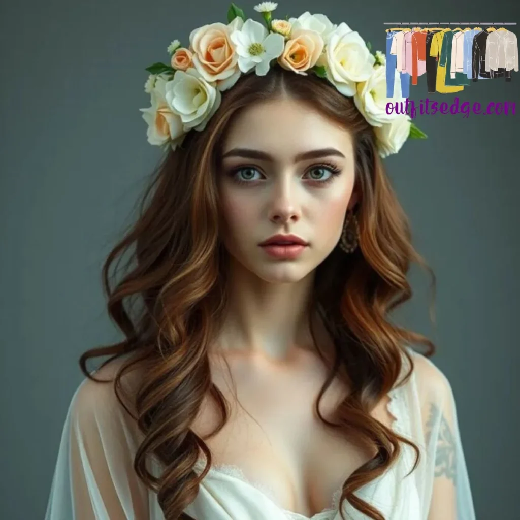 Ethereal Flower Crown Look