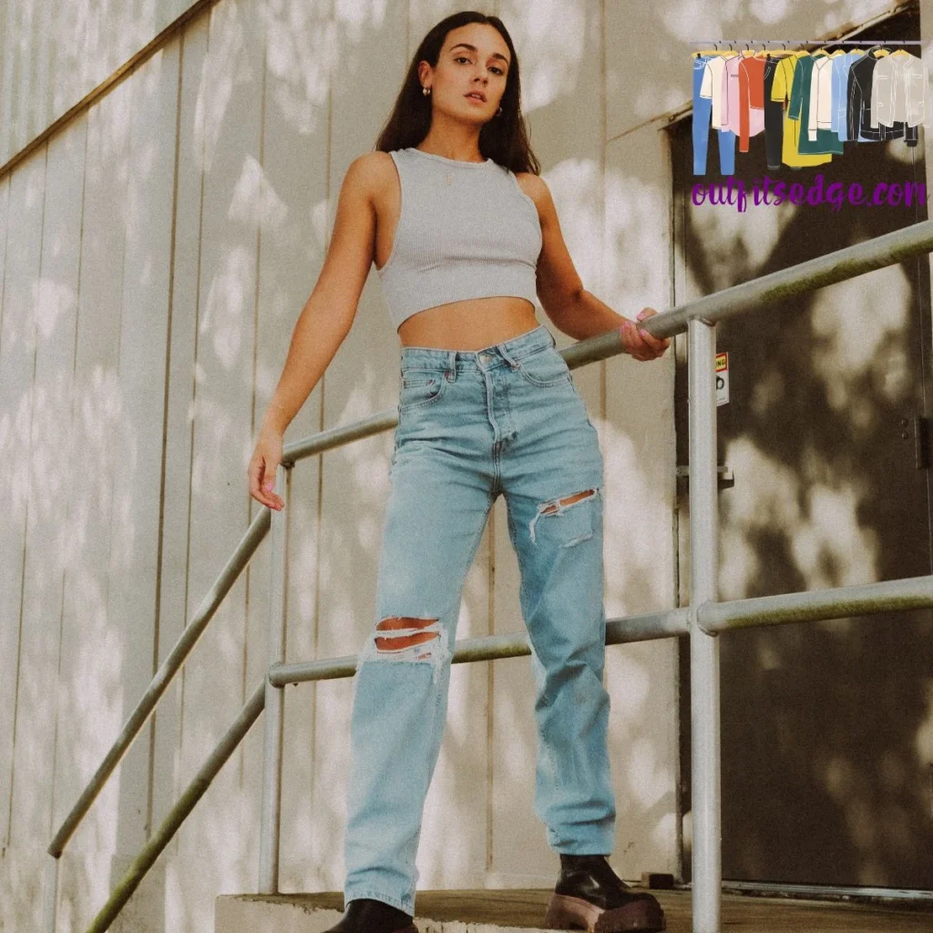 High-Waisted Jeans: The Staple of Rockabilly Clothing