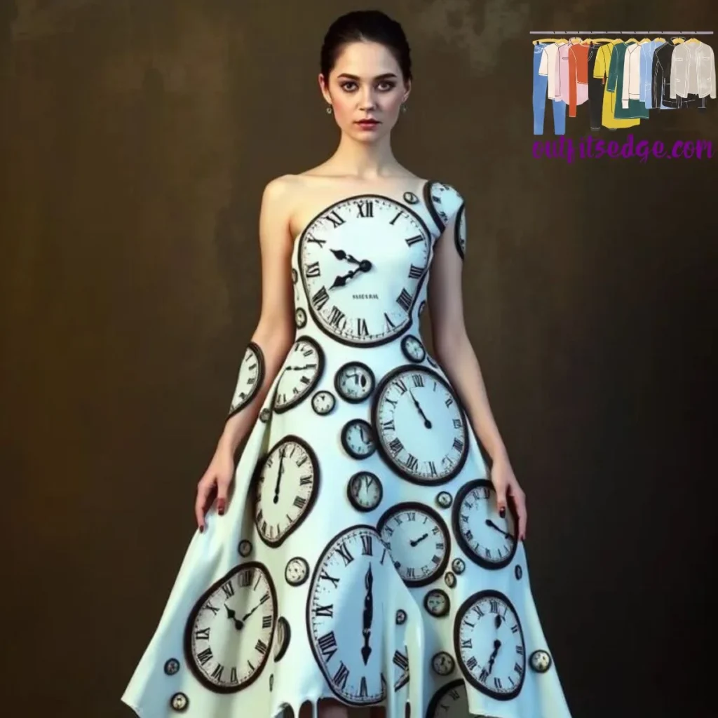 The Melting Clock Dress