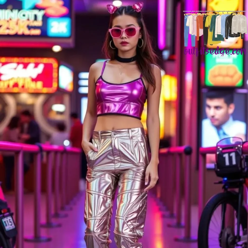 Y2K Futuristic Glam