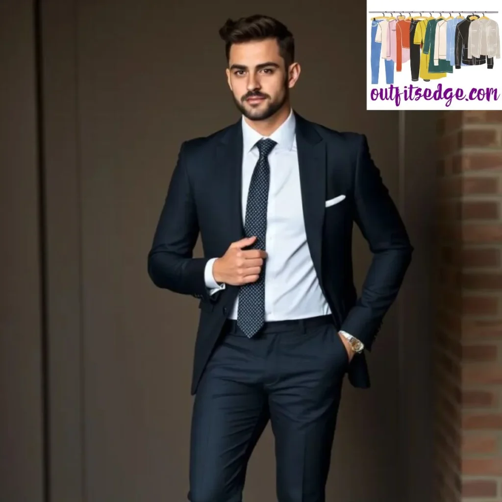 The Classic Black Suit